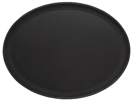 Tablett oval, 26,5, schwarz