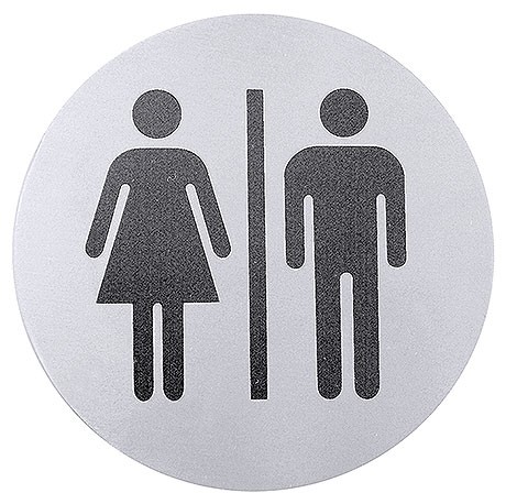 Toiletten-Türsymbol DAME/HERR