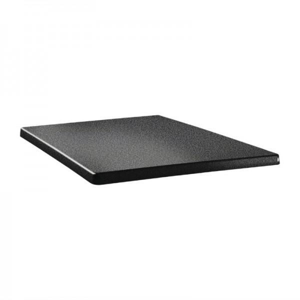 Topalit Classic Line quadratische Tischplatte anthrazit 60cm