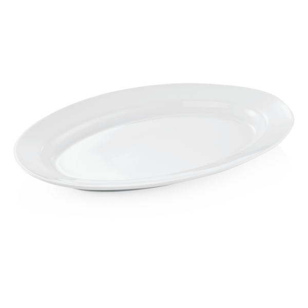 Porzellan-Platte, oval 40 x 27 cm - Premium