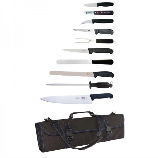 Victorinox 11-teiliges Messerset und Tasche