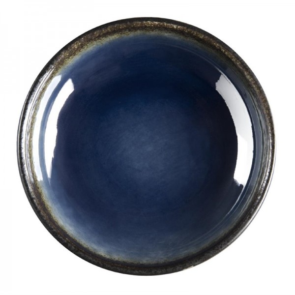 Olympia Nomi runde Dipschalen blau-schwarz 9,5cm 12 Stück