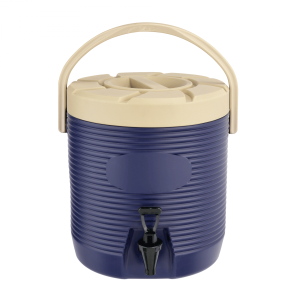 Thermogetränkebehälter, 12 ltr., blau, Kunststoff mit PU-Isolierung