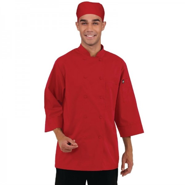 Chef Works Unisex Kochjacke rot S