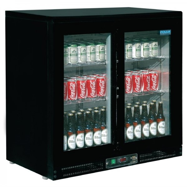 Polar Serie G Barkühlschrank schwarz 168 Flaschen