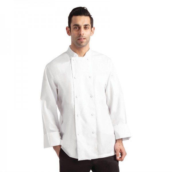 Chef Works Calgary Cool Vent Unisex Kochjacke Weiß XS