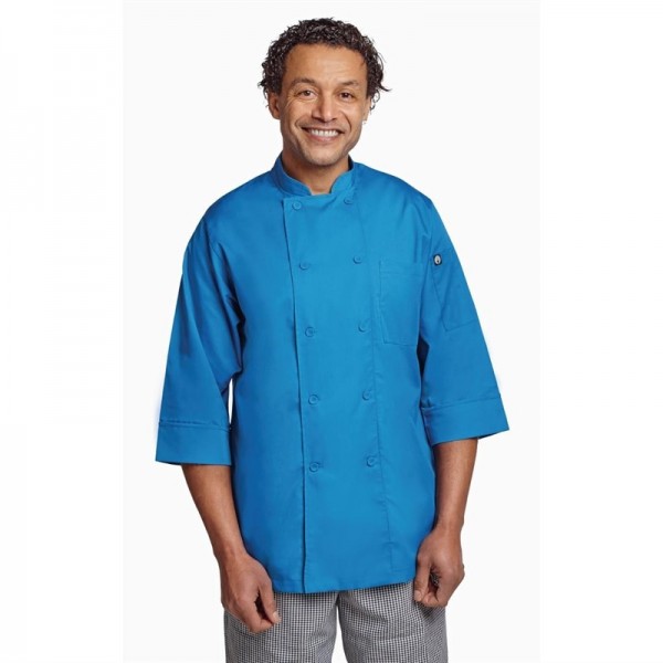 Chef Works Unisex Kochjacke blau S