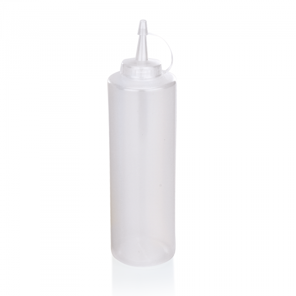 Quetschflasche, 0,70 ltr., transparent, Polyethylen