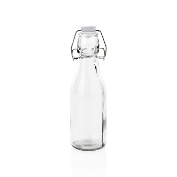 Bügelverschlussflasche 0,25 ltr. / Ø 5,5 cm / Höhe 20 cm