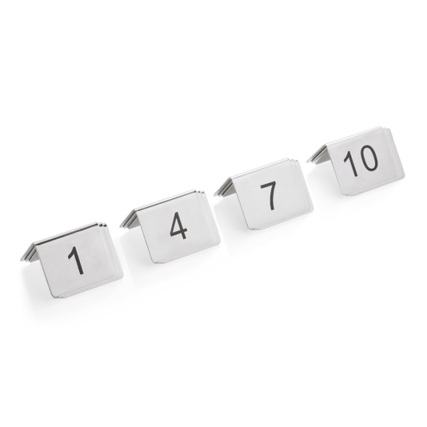 Tischnummernschild Set