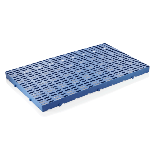 Bodenrost 100x60x5 cm, HDPE - blau