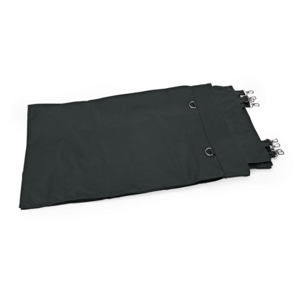 Ersatzwäschesack aus Polyester, schwarz, 30 x 40 x 70 cm