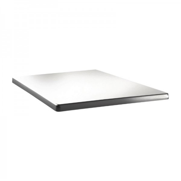 Topalit Classic Line quadratische Tischplatte weiß 80cm
