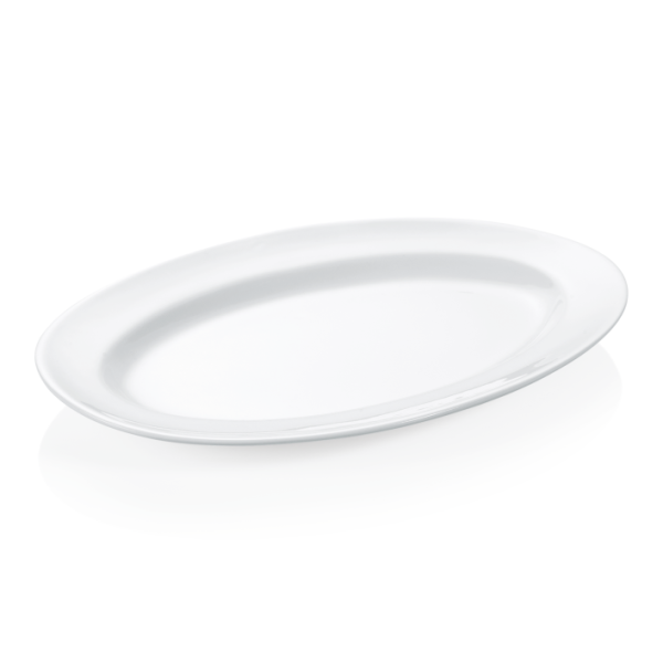 Porzellan-Platte, oval 26 x 17 cm - Premium