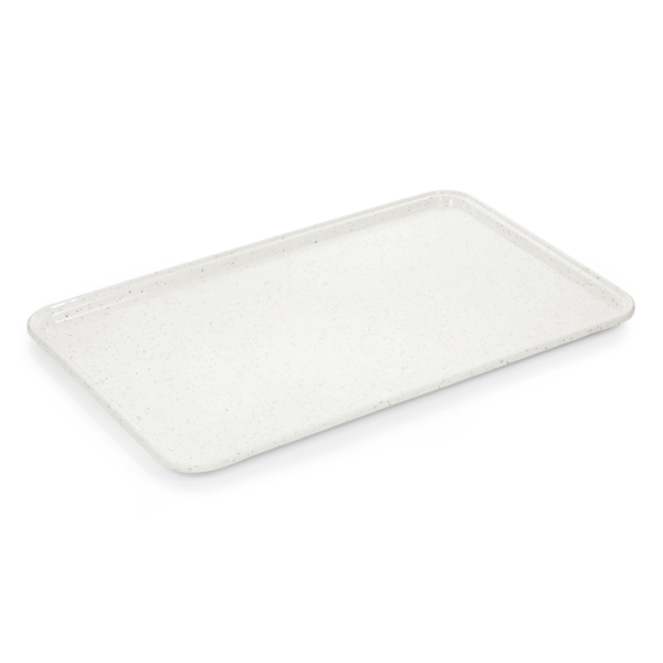 Polyester-Tablett, GN 1/1 - milchweiß mit Punkten - Serie 9710
