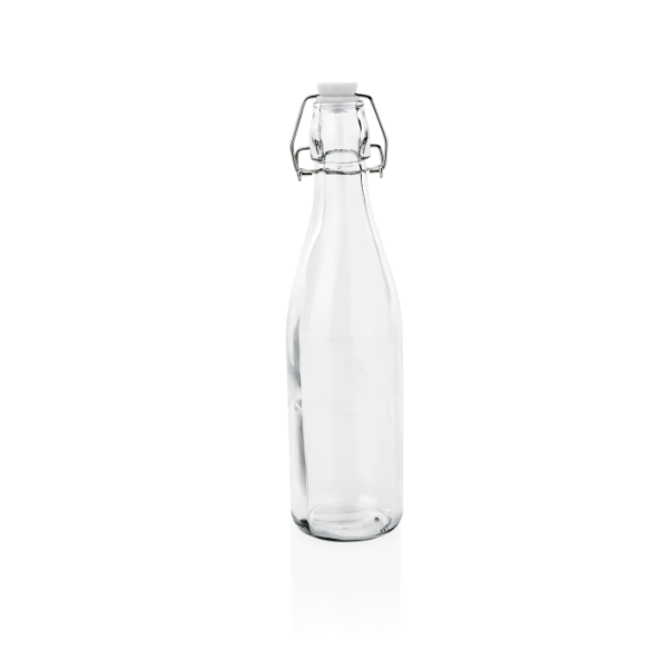 Bügelverschlussflasche 0,50 ltr. / Ø 6,5 cm / Höhe 27,5 cm
