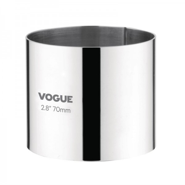 Vogue Moussering Edelstahl 6 x 7cm