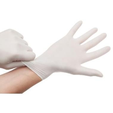 Nitril-Handschuhe Gr.M ungepudert Weiss