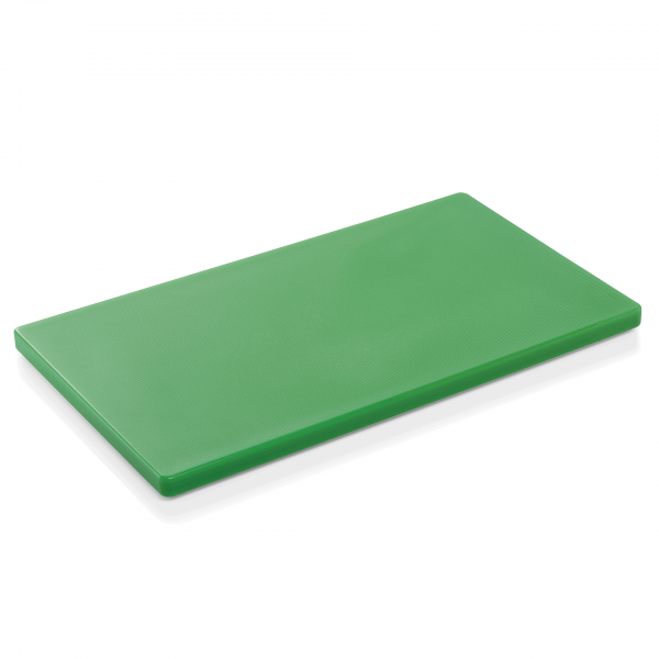 Schneidbrett HACCP, 50 x 30 x 2 cm, grün, Polyethylen
